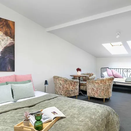 公寓 Two-level With Air Conditioning And Workspace Close To The Center By Renters 波兹南