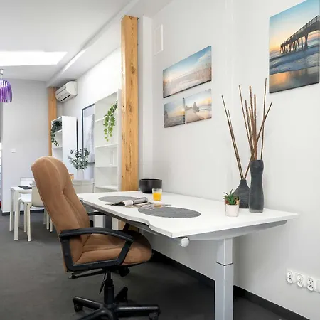 公寓 Two-level With Air Conditioning And Workspace Close To The Center By Renters *